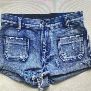 Denim Blue Women's Shorts